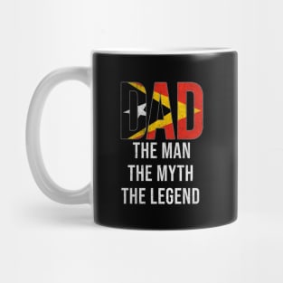 Timorese Dad The Man The Myth The Legend - Gift for Timorese Dad With Roots From Timorese Mug